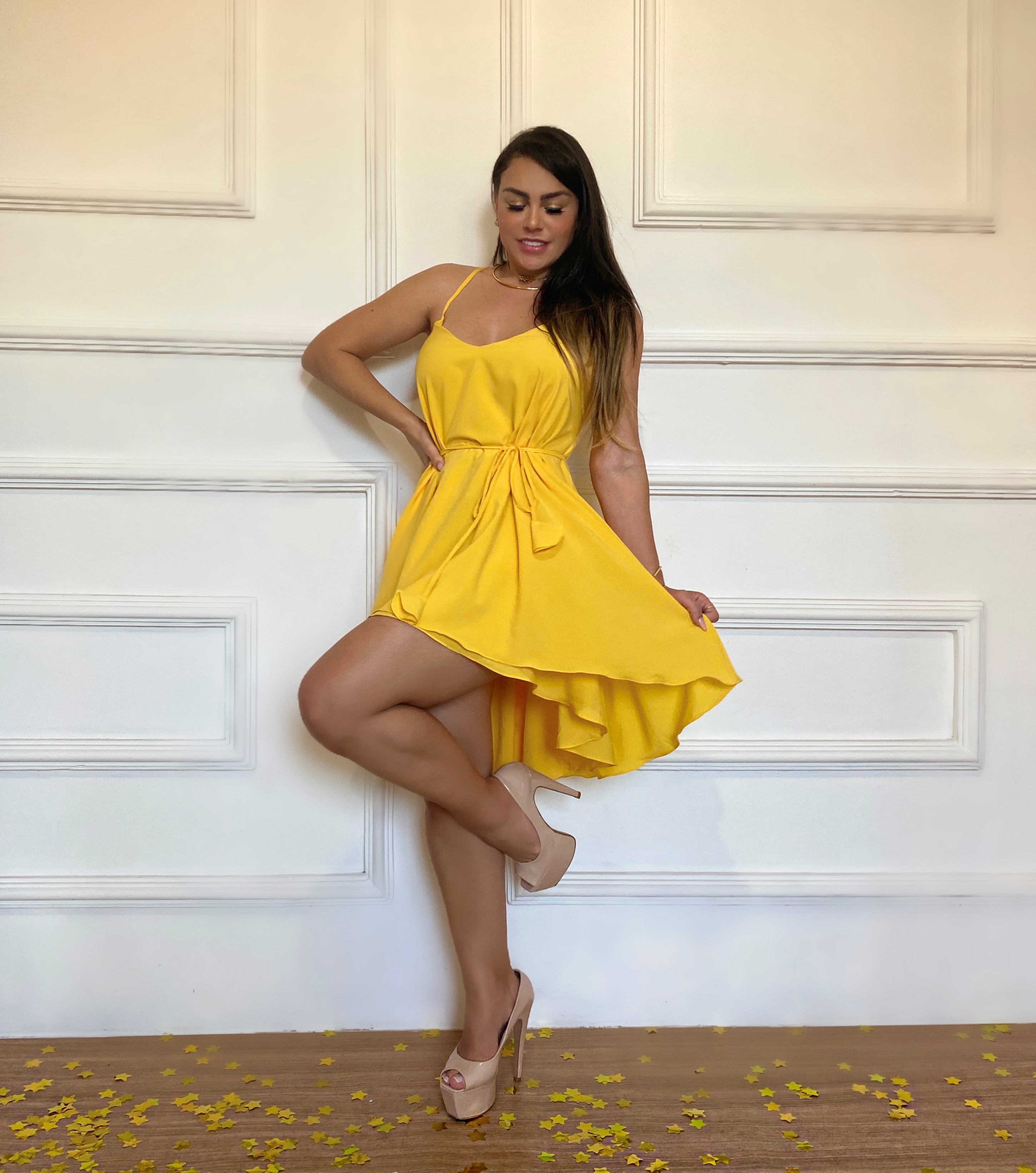 Vestido Maldivas - Amarelo