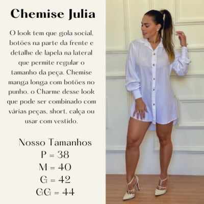 Chemise Julia - Branco