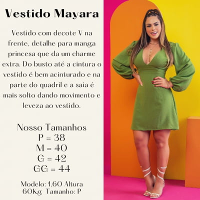 Vestido Mayara - Verde