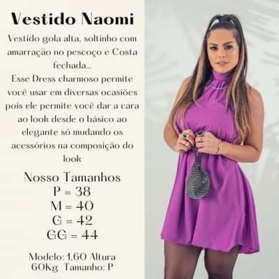 Vestido Naomi - Purple